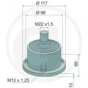 D19 LAGAR COMPLET IL2-117-M22-I(KM040146)